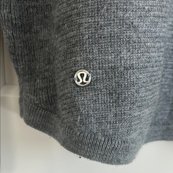 Lululemon Gray Sit in Lotus Long Sleeve Sweater | Small - Picture 3 of 4